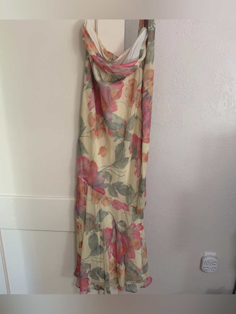 NWT ✨ Peppermayo Under the Pagoda Yellow Peony Strapless Maxi Dress - Picture 3 of 7
